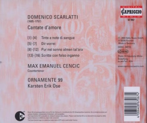 M. E. Cencic: Cantate d'Amore