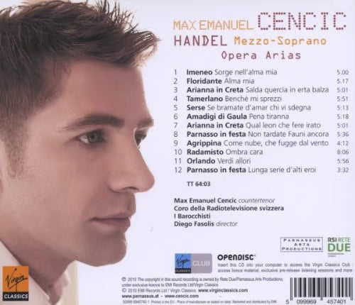 M.E. Cencic: Mezzo-Soprano Opera Arias (Handel)