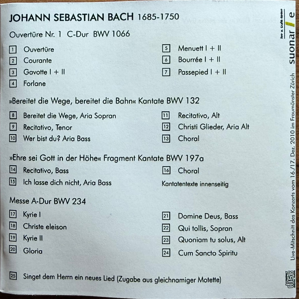 M.E. Cencic: Johann Sebastian Bach 3 