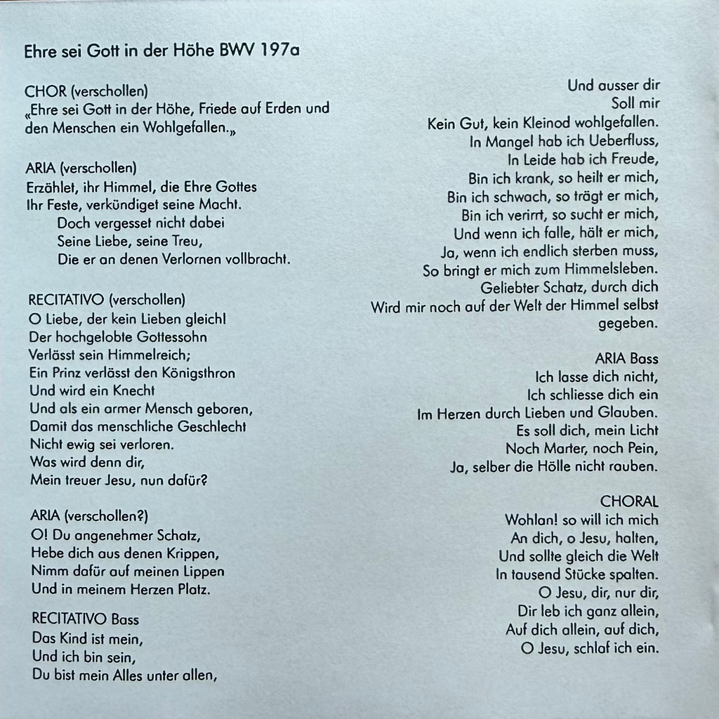 M.E. Cencic: Johann Sebastian Bach 4