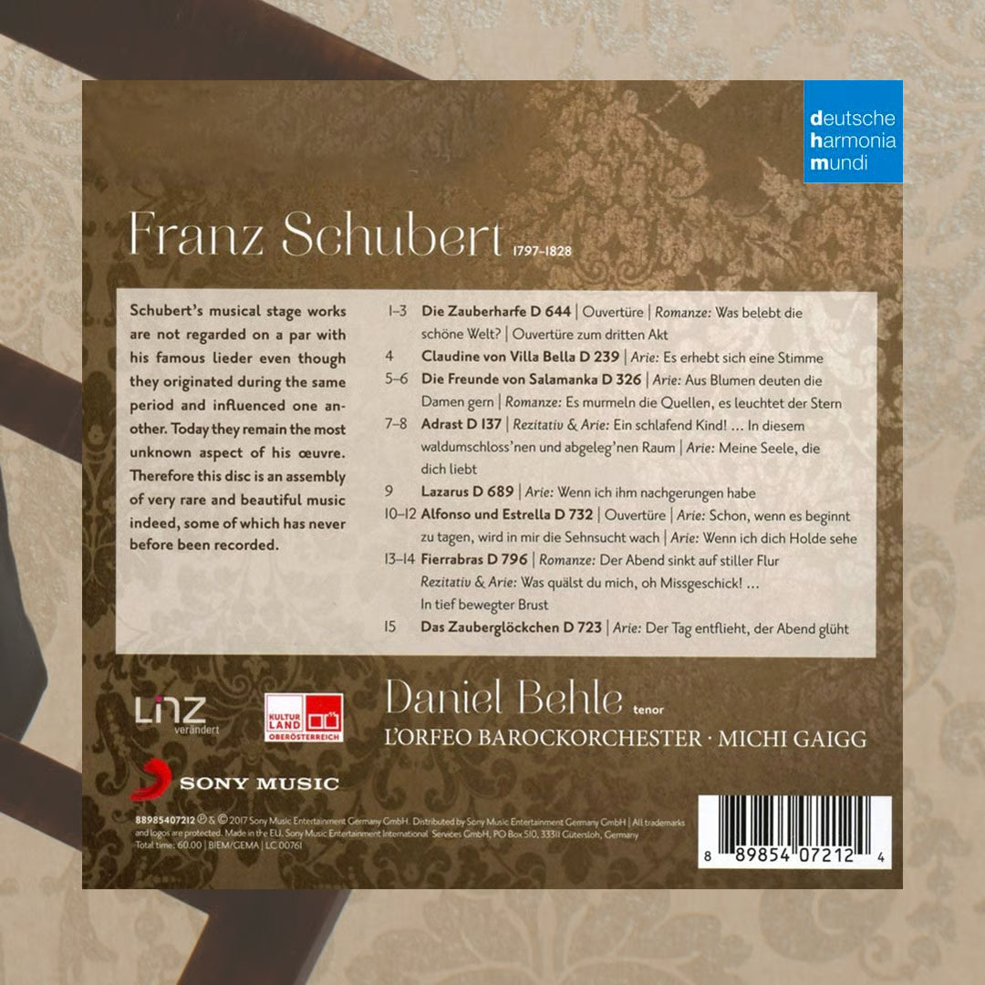 Daniel Behle: Schubert Arias