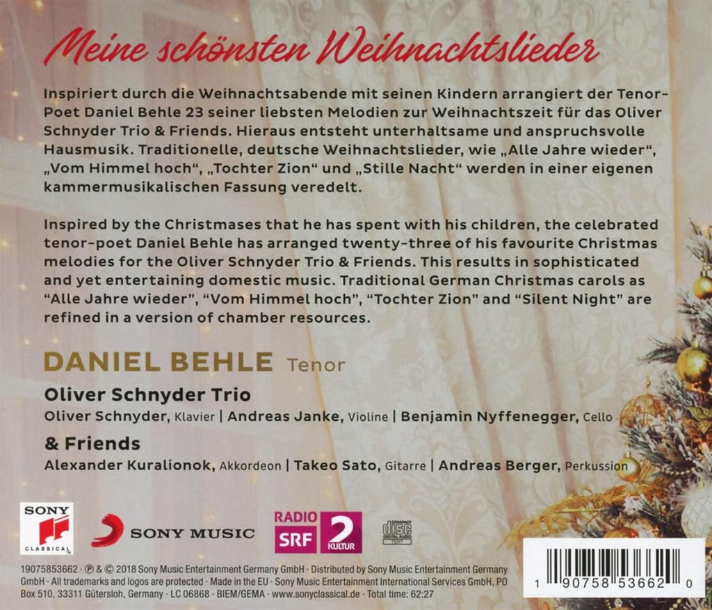 Daniel Behle Meine Schönsten Weihnachtslieder